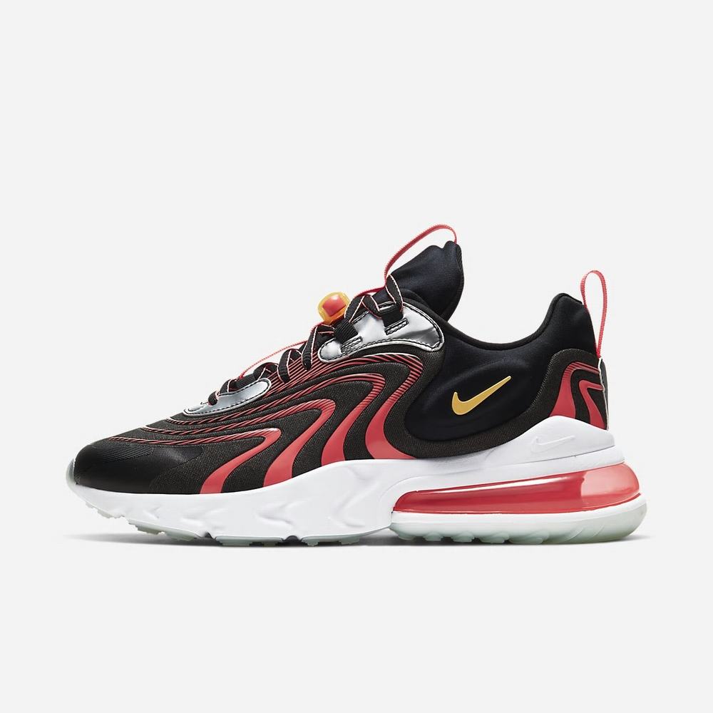 Sneakers Nike Air Max 270 React ENG Noir 8231-074 Black/Pistachio Frost/Magic Ember/Topaz Gold Homme | MLS-25003409